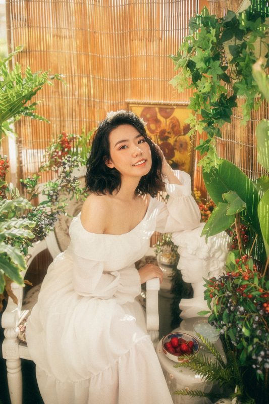 chụp ảnh tết cho nàng