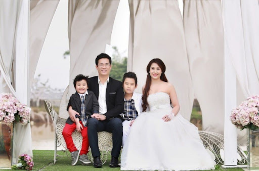 chụp ảnh gia đình kiểu Hàn Quốc
