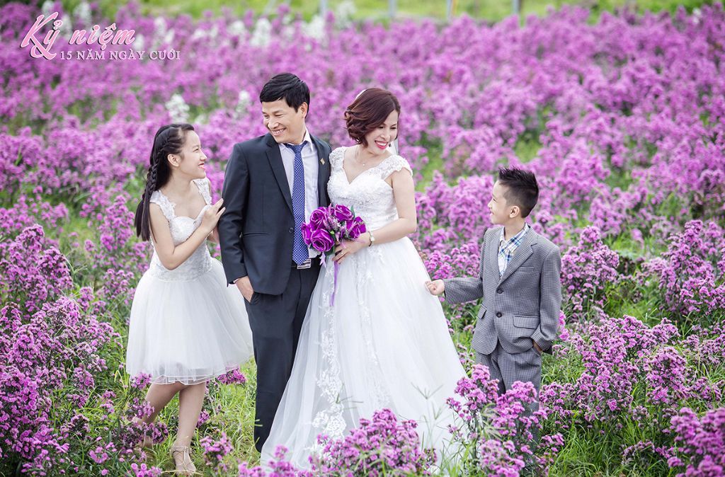 chụp ảnh gia đình kiểu Hàn Quốc