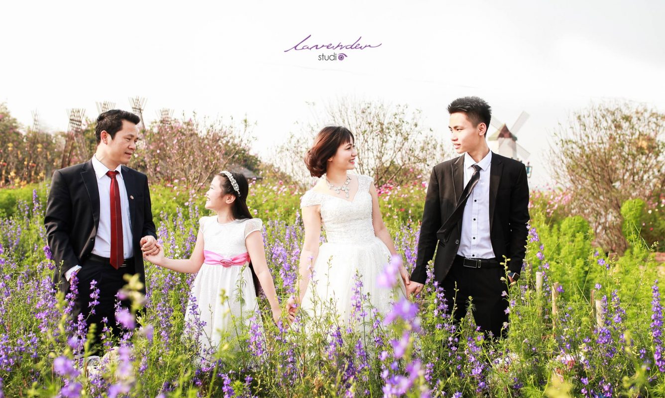 chụp ảnh gia đình kiểu Hàn Quốc