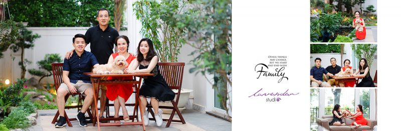chụp ảnh gia đình kiểu Hàn Quốc