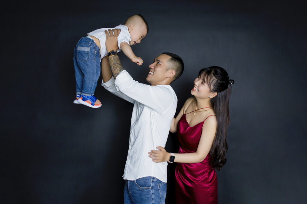 chụp hình gia đình đẹp 