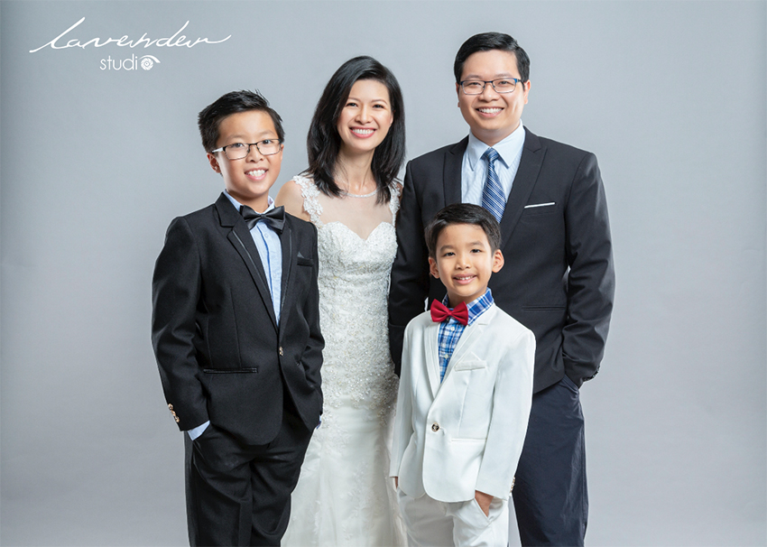 Concept chụp ảnh gia đình 4 người