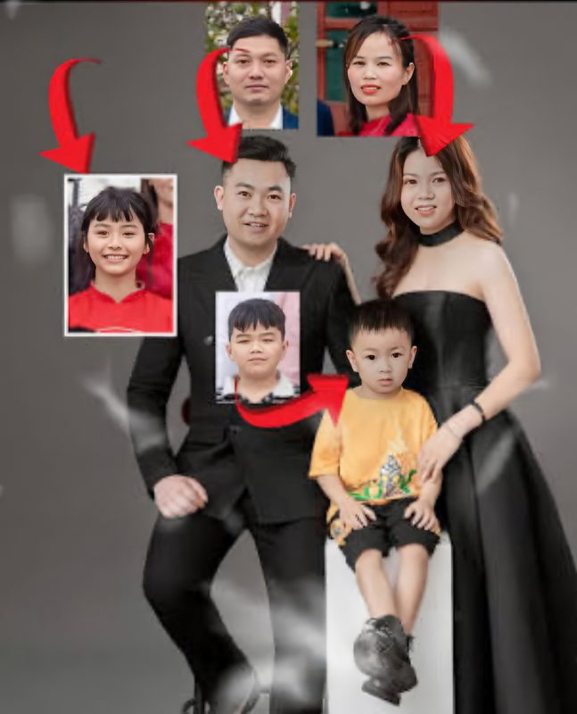 Ghép ảnh gia đình bằng photoshop giá bao nhiêu tiền