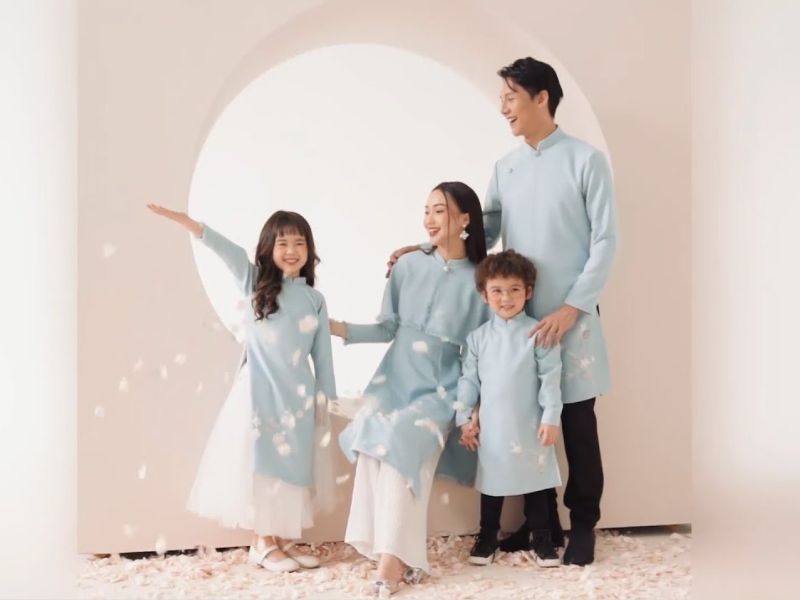 Chụp ảnh gia đình Tết – Thói quen mới của nhiều gia đình trẻ