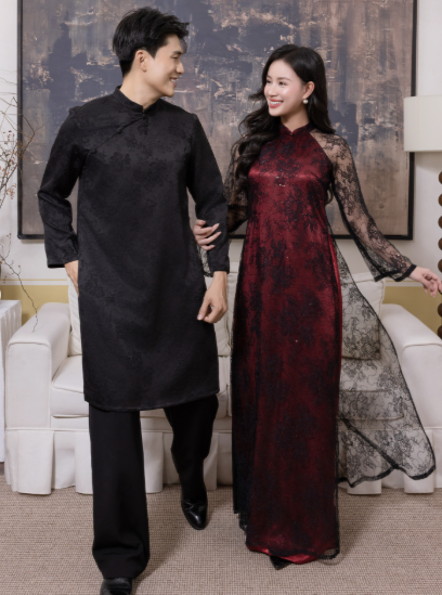 Chụp ảnh couple áo dài 2026 – Phong cách lãng mạn và nghệ thuật